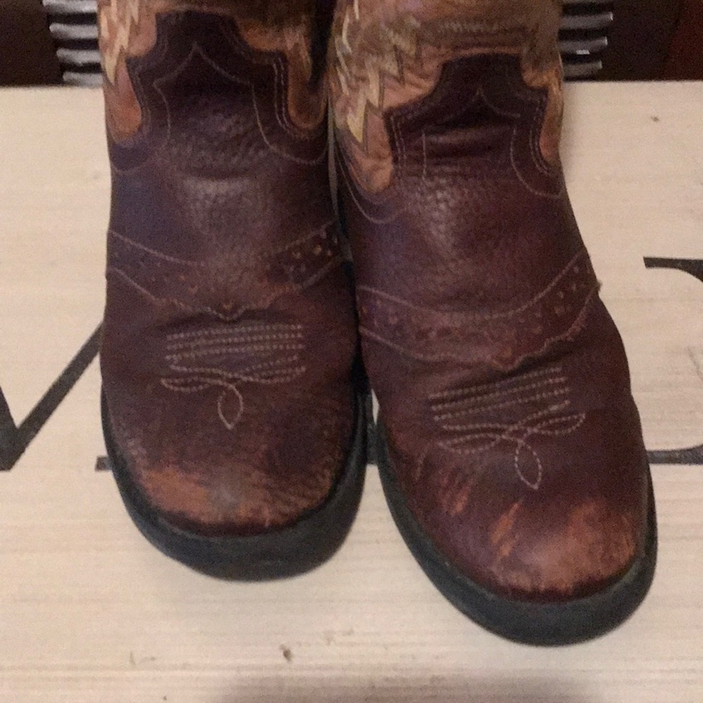 Old west boys boots - Picture 2 of 4
